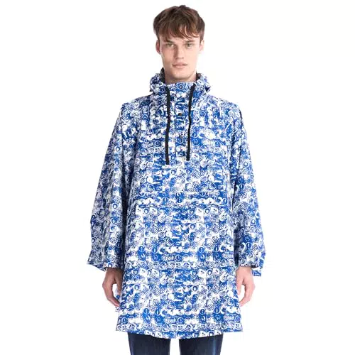 Inter Poncho Impermeabile Unisex - Collezione Esclusiva Rain per Tutte le Stagioni