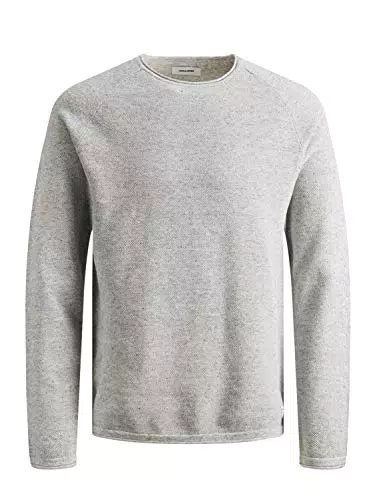 Jack & Jones Pullover a Girocollo da Uomo Jjehill Knit Noos