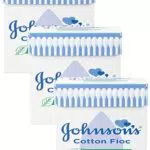 Johnson's Baby Bastoncini Morbidissimi in Cotone - Confezione da 3