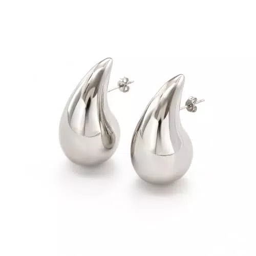 Julyls Orecchini a Goccia d'Acqua in Oro, Orecchini Cerchio e Chunky per Donna