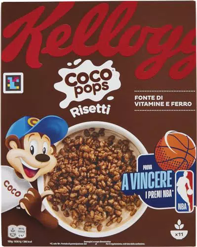 Kellogg's Coco Pops Risetti - Cereali per una colazione golosa e nutriente
