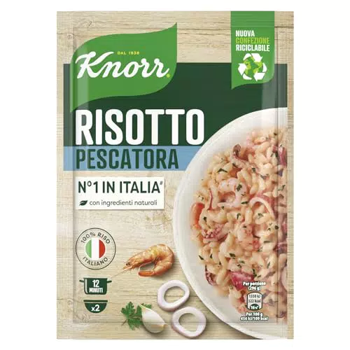 Knorr Risotto alla Pescatora - Risotto Pronto con Ingredienti Naturali