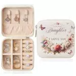 Larlary Portagioie Organizer per Gioielli da Donna - Anelli, Orecchini, Collane, Bracciali