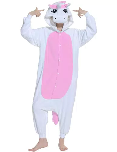 LATH.PIN Pigiama Panda Unisex Adulto Cosplay per Halloween e Carnevale