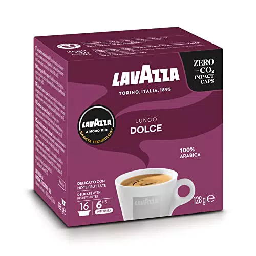 Lavazza A Modo Mio Caffè Crema Lungo Dolcemente Capsule per Espresso