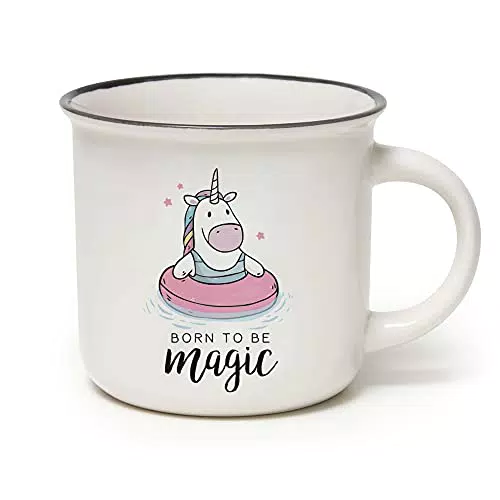 Legami CUP0055 - Tazza in Porcellana New Bone China Tema Unicorn, 350 ml