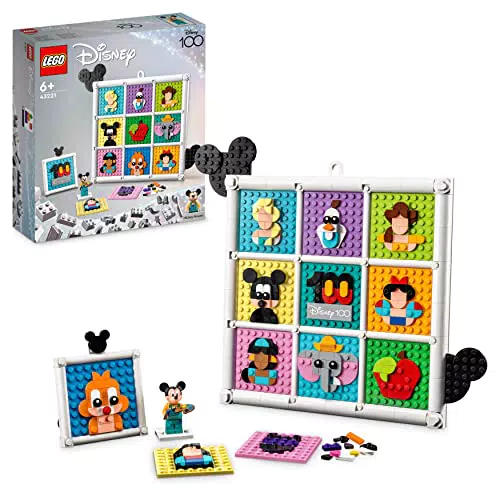 LEGO Disney 100 Anni - Set di Arti e Mestieri con Personaggi da Parete