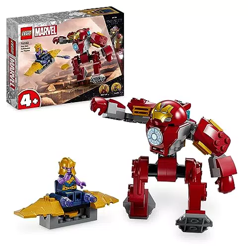 LEGO Marvel Iron Man Hulkbuster vs. Thanos - Action Figure Supereroi 76263