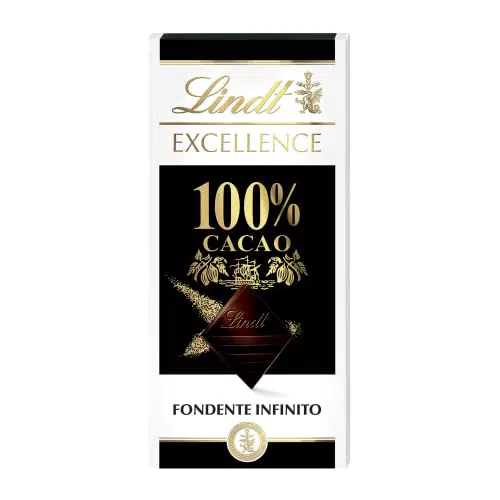 Lindt Excellence Tavoletta di Cioccolato Fondente 100% Cacao