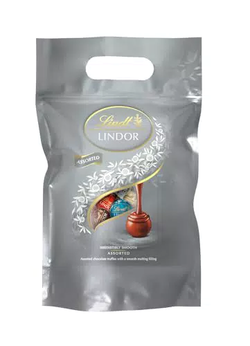 Lindt LINDOR Praline di Cioccolato Latte e Extra Fondente - Confezione Assortita
