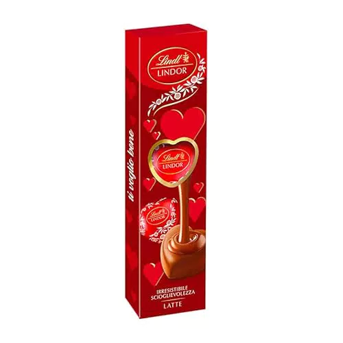 Lindt Cuori Lindor al Latte - Confezione Tubino