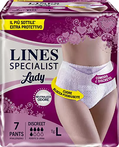 Lines Specialist Pantaloni Assorbenti per Urina Discreti