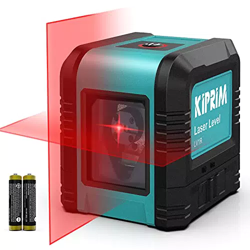 Kiprim Livella Laser Autolivellante LV1R Doppia Linea Verticale/Orizzontale IP54