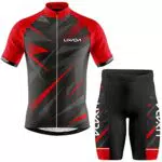 Lixada Tuta da Bicicletta MTB Estiva Uomo Traspirante Asciugatura Veloce