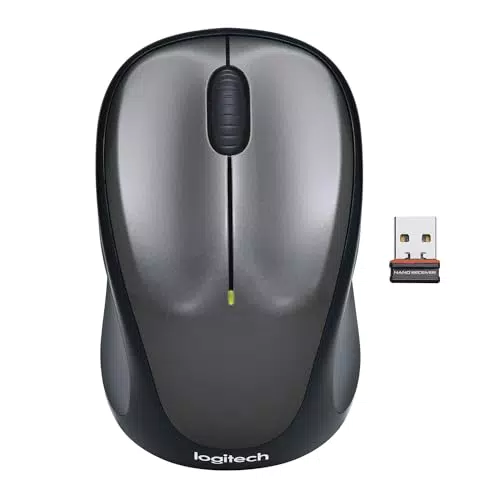 Logitech M235 Mouse Wireless 2,4 GHz con Ricevitore USB Unifying e 1000 DPI