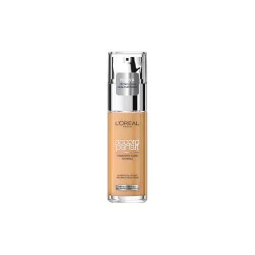 L'Oréal Paris Fondotinta Liquido Illuminante con Acido Ialuronico, Finish Naturale