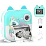 Fotocamera Istantanea Digitale per Bambini con Stampa e 32GB di Memoria