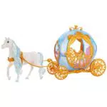 Mattel Disney Princess - Carrozza di Cenerentola con cavallo e accessori HYM33