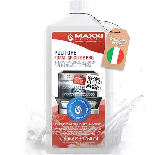 MAXXI CLEAN Pulitore extra forte per forno, grill e BBQ - Sgrassatore automatico
