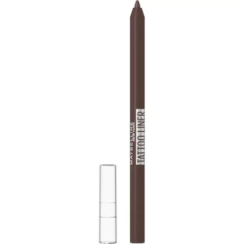 Maybelline Matita Occhi in Gel Tattoo Liner, Formula No Transfer, 36H di Tenuta