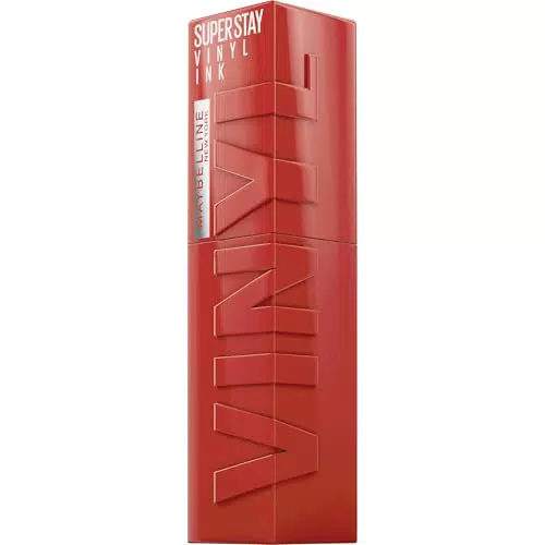 Maybelline Rossetto Liquido Super Stay Vinyl Ink - Effetto Vinilico e Brillantezza