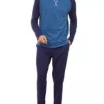 Mchodare Pigiama da Uomo Comodo a Maniche Lunghe e Pantaloni Lunghi