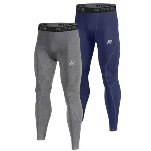 Meetwee Pantaloni Termici Uomo Traspiranti per Ciclismo e Allenamento Sci