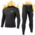 MEETWEE Biancheria Intima Termica Uomo, Maglia a Maniche Lunghe e Pantaloni Sportivi
