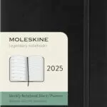 Moleskine Planner Settimanale 2025 con Spazio per Note, Formato Pocket 9x14 cm