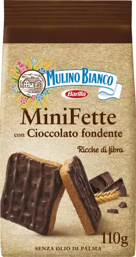 Mulino Bianco Mini Fette Integrali con Cioccolato Fondente