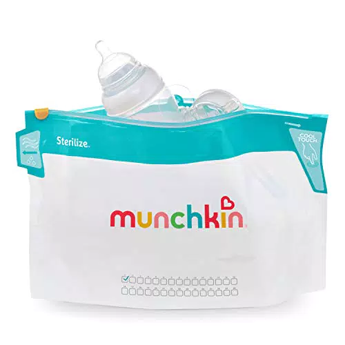 Munchkin Cool Touch Sacchetti Sterilizzatori per Microonde Riutilizzabili
