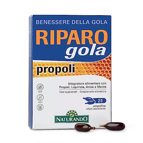 Naturando Riparo Gola - Propolisi Lenitivo per Gola e Faringe