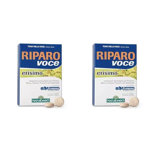 Naturando Riparo Voce Erisimo - Compresse per il Benessere della Voce