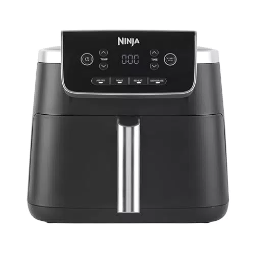 Ninja AF140EU Friggitrice ad Aria 4 in 1 con Cassetto Singolo e Componenti Lavabili