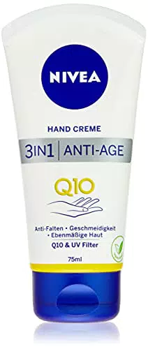 NIVEA Crema per le mani anti-età Q10 con filtro UV, nutriente e antirughe