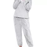 Niwicee Pigiama in Velluto Morbido da Donna per Inverno - Set Lounge Sleepwear