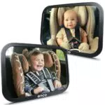 Onco Specchietto Retrovisore Bambini - 100% Infrangibile - Guida In Sicurezza E Monitora Il Tuo Bambino - Accessorio Auto Per I Neogenitori - Vincitore Del MadeForMums Awards