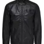 Only & Sons onsAL PU Noos Otw Giacca, Nero, Large Uomo