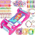 Ophy Kit Braccialetti Fai Da Te per Bambine - Perline e Telaio Intrecciato