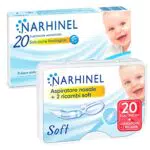 Narhinel Aspiratore Nasale Soft per Neonati e Soluzione Fisiologica