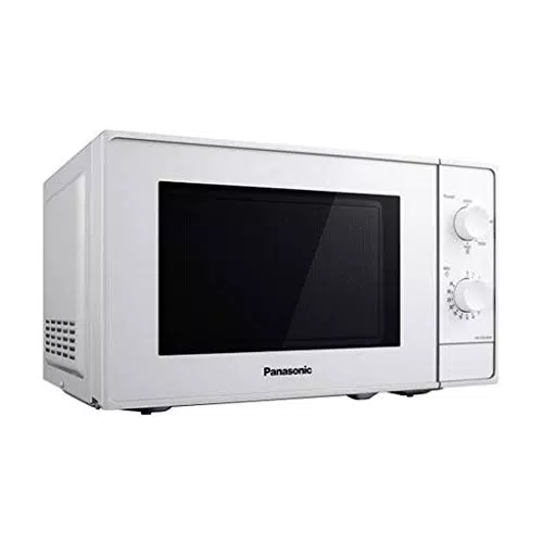 Panasonic NN-E20JWMEPG Forno a Microonde con Piatto Rotante, 800W, Timer, 5 Livelli di Potenza