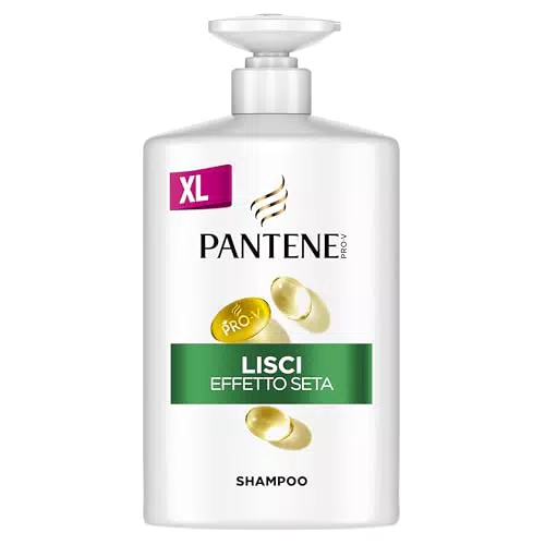 Pantene Shampoo Lisci Effetto Seta per Capelli Crespi e Opachi con Pro-V