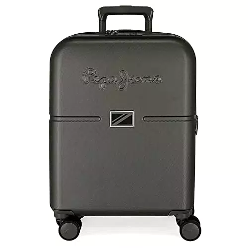 Pepe Jeans Accent Valigia da cabina rigida con chiusura TSA e 4 ruote