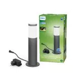 Philips Kit Base Paletto LED da Esterni Utrecht, Luce Bianca Calda, IP44