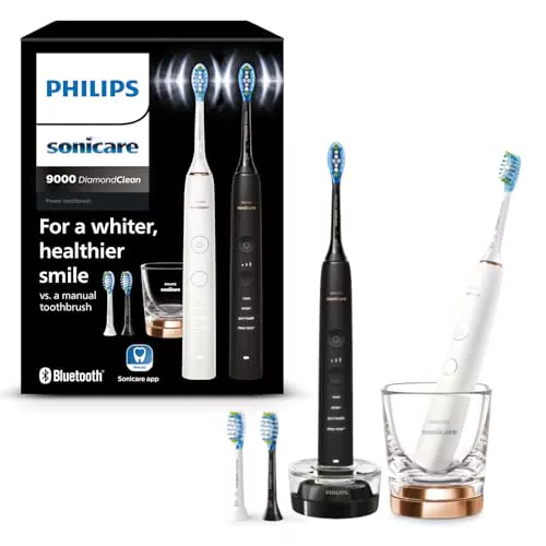 Philips Sonicare DiamondClean 9000 spazzolino elettrico sonico con app e sensore di pressione