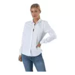 Pieces Camicia Oxford Ls Pcirena per Donna