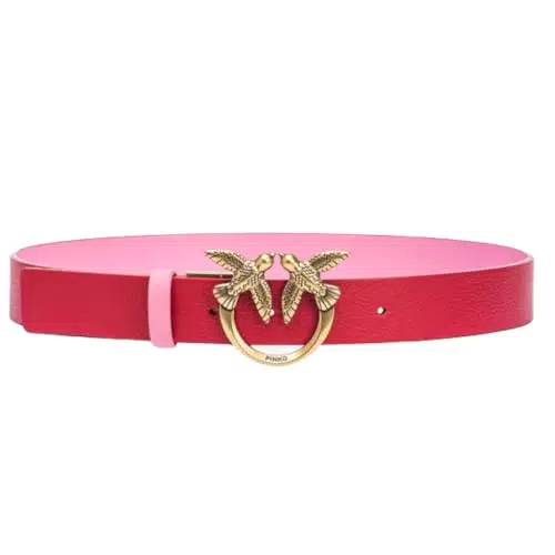 Pinko Cintura Love Berry H3 in Pelle Bottalata e Vit.Seta