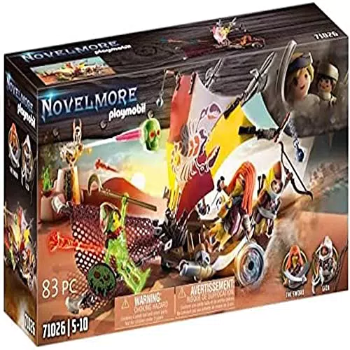 PLAYMOBIL Novelmore Duna Speeder del Deserto - Giocattoli per Bambini 5+