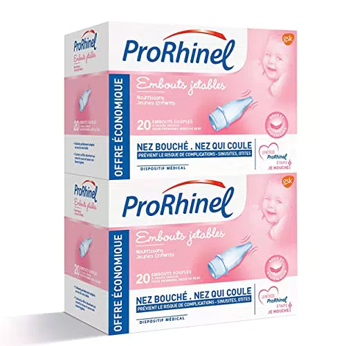Prorhinel Punte usa e getta per neonati, morbide e igieniche, prodotte in Francia
