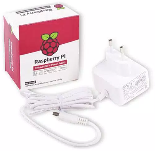 Raspberry Alimentatore USB-C 5.1V 3A per Raspberry Pi 4 Modello B